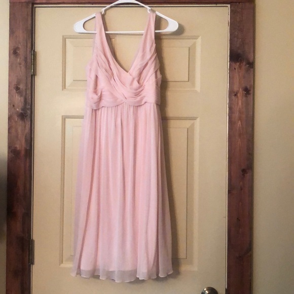 David's Bridal Dresses & Skirts - David’s Bridal Pleated Short Bridesmaid Dress